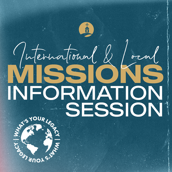 International and Local Missions Information Session